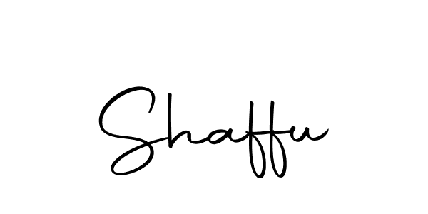 Design your own signature with our free online signature maker. With this signature software, you can create a handwritten (Autography-DOLnW) signature for name Shaffu. Shaffu signature style 10 images and pictures png