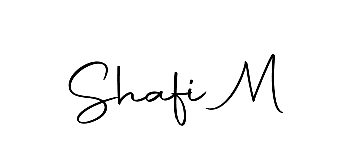 Use a signature maker to create a handwritten signature online. With this signature software, you can design (Autography-DOLnW) your own signature for name Shafi M. Shafi M signature style 10 images and pictures png