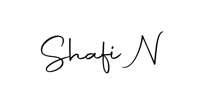 Make a beautiful signature design for name Shafi N. With this signature (Autography-DOLnW) style, you can create a handwritten signature for free. Shafi N signature style 10 images and pictures png