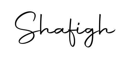 Create a personalized artistic stamp with Shafigh in Autography-DOLnW font. Perfect for visual artists, designers, and influencers. Shafigh signature style 10 images and pictures png