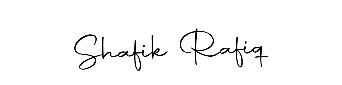 Shafik Rafiq stylish signature style. Best Handwritten Sign (Autography-DOLnW) for my name. Handwritten Signature Collection Ideas for my name Shafik Rafiq. Shafik Rafiq signature style 10 images and pictures png