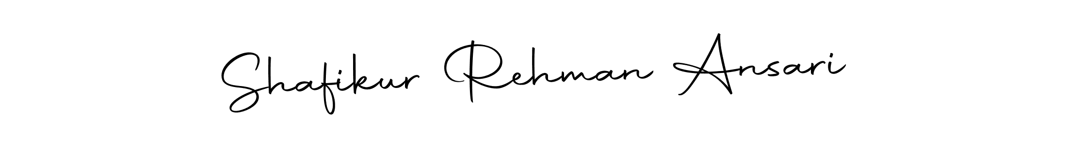 Create a beautiful signature design for name Shafikur Rehman Ansari. With this signature (Autography-DOLnW) fonts, you can make a handwritten signature for free. Shafikur Rehman Ansari signature style 10 images and pictures png
