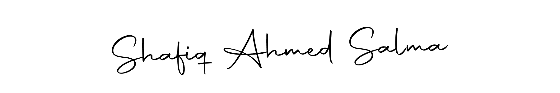 It looks lik you need a new signature style for name Shafiq Ahmed Salma. Design unique handwritten (Autography-DOLnW) signature with our free signature maker in just a few clicks. Shafiq Ahmed Salma signature style 10 images and pictures png