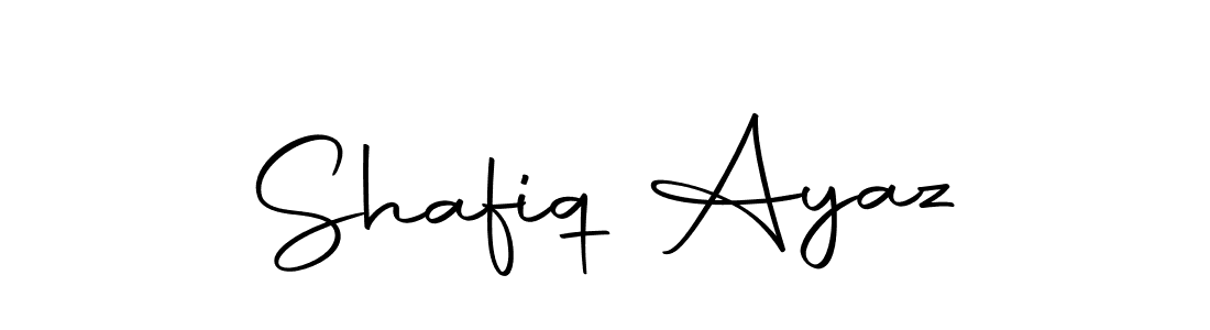 Shafiq Ayaz stylish signature style. Best Handwritten Sign (Autography-DOLnW) for my name. Handwritten Signature Collection Ideas for my name Shafiq Ayaz. Shafiq Ayaz signature style 10 images and pictures png