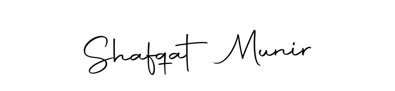 Design your own signature with our free online signature maker. With this signature software, you can create a handwritten (Autography-DOLnW) signature for name Shafqat Munir. Shafqat Munir signature style 10 images and pictures png