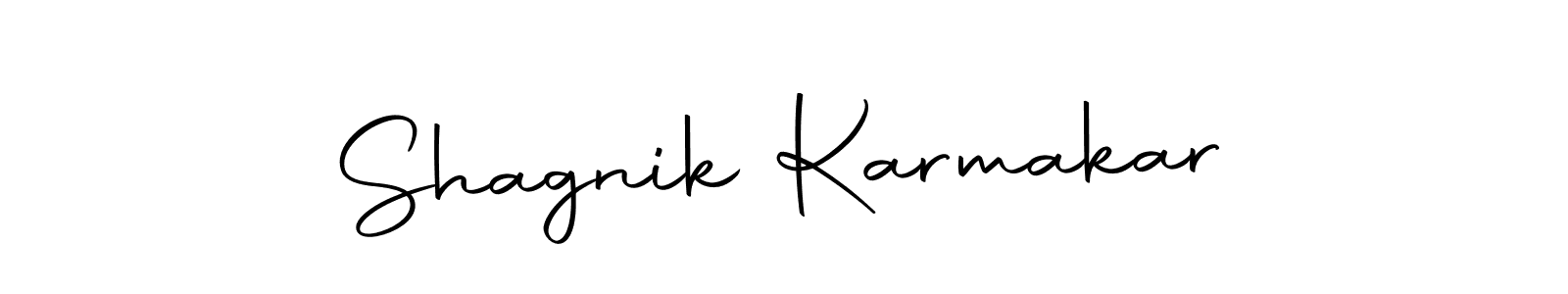 Make a beautiful signature design for name Shagnik Karmakar. With this signature (Autography-DOLnW) style, you can create a handwritten signature for free. Shagnik Karmakar signature style 10 images and pictures png