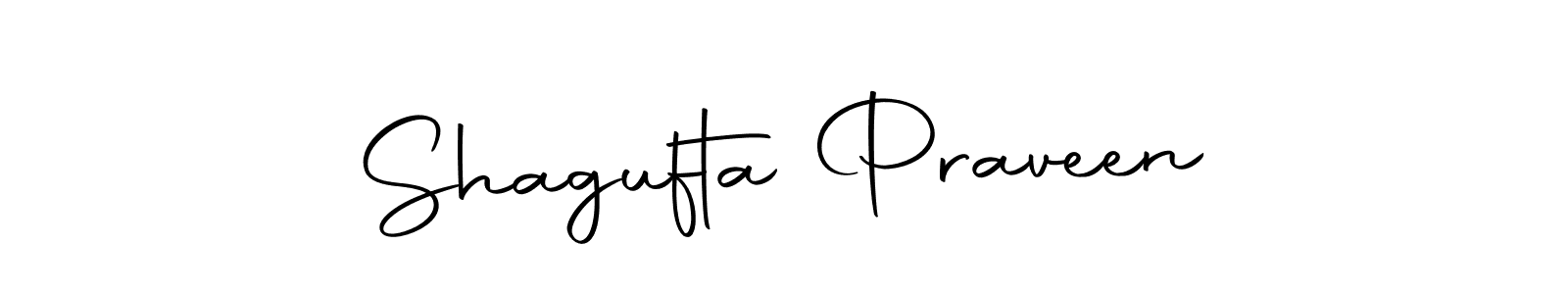 Use a signature maker to create a handwritten signature online. With this signature software, you can design (Autography-DOLnW) your own signature for name Shagufta Praveen. Shagufta Praveen signature style 10 images and pictures png