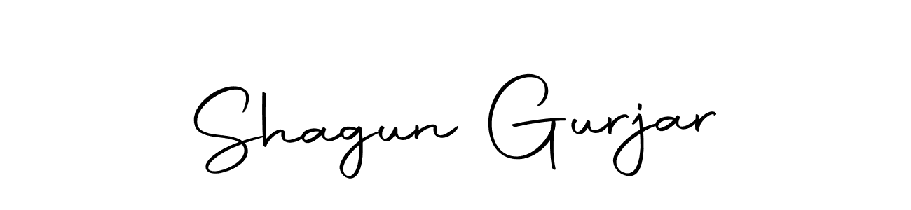 The best way (Autography-DOLnW) to make a short signature is to pick only two or three words in your name. The name Shagun Gurjar include a total of six letters. For converting this name. Shagun Gurjar signature style 10 images and pictures png