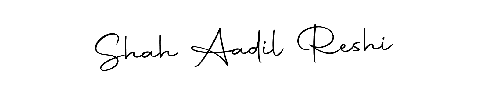 Also we have Shah Aadil Reshi name is the best signature style. Create professional handwritten signature collection using Autography-DOLnW autograph style. Shah Aadil Reshi signature style 10 images and pictures png