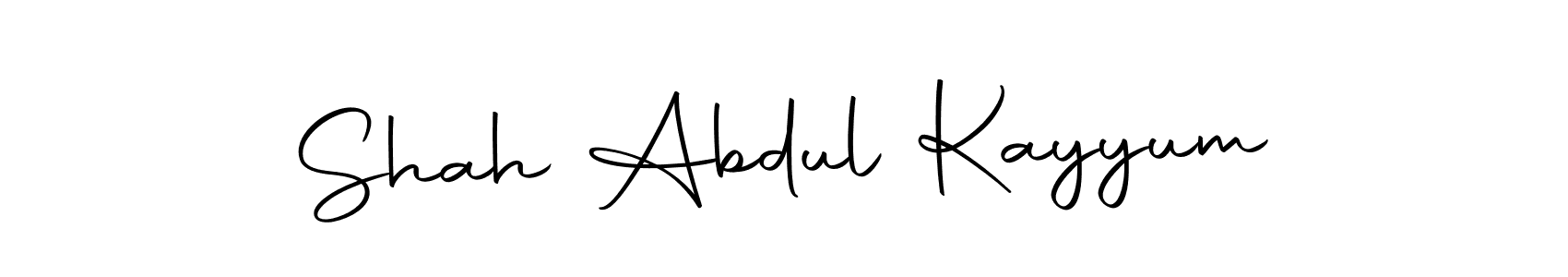 The best way (Autography-DOLnW) to make a short signature is to pick only two or three words in your name. The name Shah Abdul Kayyum include a total of six letters. For converting this name. Shah Abdul Kayyum signature style 10 images and pictures png