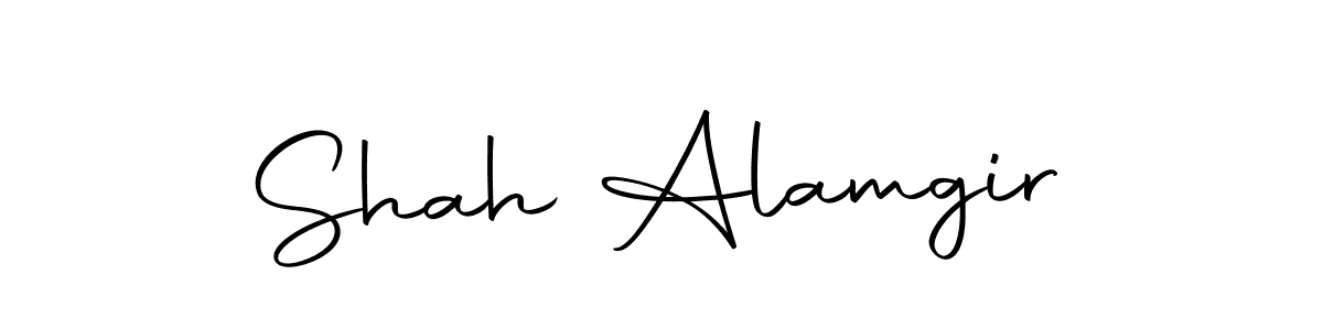 Use a signature maker to create a handwritten signature online. With this signature software, you can design (Autography-DOLnW) your own signature for name Shah Alamgir. Shah Alamgir signature style 10 images and pictures png