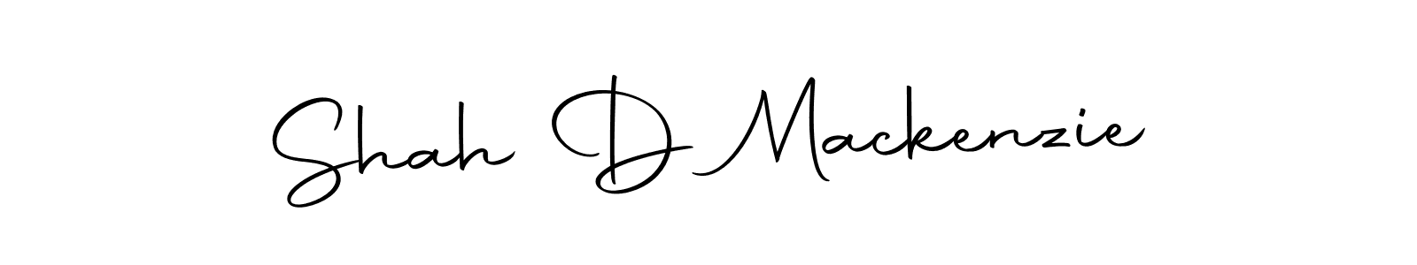 Also we have Shah D Mackenzie name is the best signature style. Create professional handwritten signature collection using Autography-DOLnW autograph style. Shah D Mackenzie signature style 10 images and pictures png