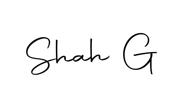 You should practise on your own different ways (Autography-DOLnW) to write your name (Shah G) in signature. don't let someone else do it for you. Shah G signature style 10 images and pictures png