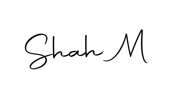 Use a signature maker to create a handwritten signature online. With this signature software, you can design (Autography-DOLnW) your own signature for name Shah M. Shah M signature style 10 images and pictures png