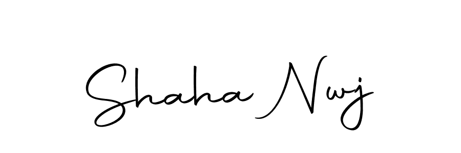 Design your own signature with our free online signature maker. With this signature software, you can create a handwritten (Autography-DOLnW) signature for name Shaha Nwj. Shaha Nwj signature style 10 images and pictures png