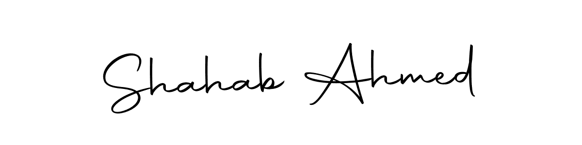 It looks lik you need a new signature style for name Shahab Ahmed. Design unique handwritten (Autography-DOLnW) signature with our free signature maker in just a few clicks. Shahab Ahmed signature style 10 images and pictures png