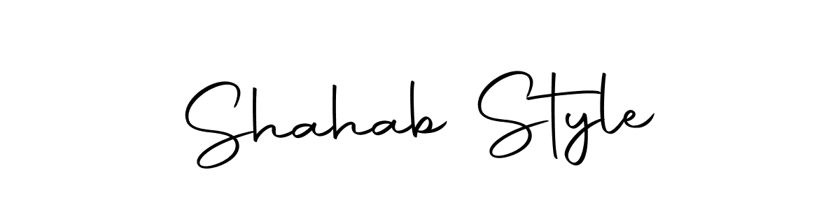 How to make Shahab Style name signature. Use Autography-DOLnW style for creating short signs online. This is the latest handwritten sign. Shahab Style signature style 10 images and pictures png