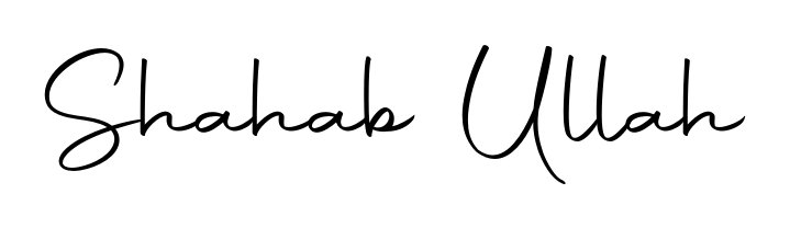How to Draw Shahab Ullah signature style? Autography-DOLnW is a latest design signature styles for name Shahab Ullah. Shahab Ullah signature style 10 images and pictures png