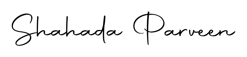 Quickly download Shahada Parveen name signature in high-resolution PNG using Autography-DOLnW style. Ready to insert into PDFs and online applications. Shahada Parveen signature style 10 images and pictures png