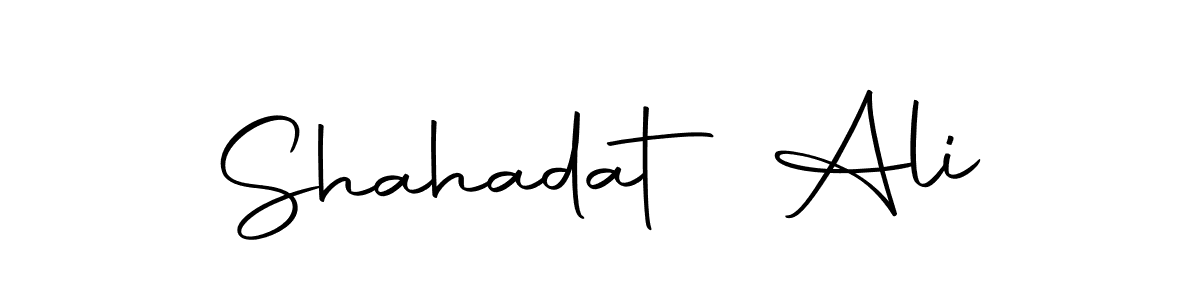 Create a beautiful signature design for name Shahadat Ali. With this signature (Autography-DOLnW) fonts, you can make a handwritten signature for free. Shahadat Ali signature style 10 images and pictures png