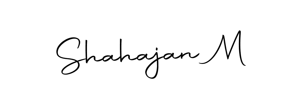 This is the best signature style for the Shahajan M name. Also you like these signature font (Autography-DOLnW). Mix name signature. Shahajan M signature style 10 images and pictures png
