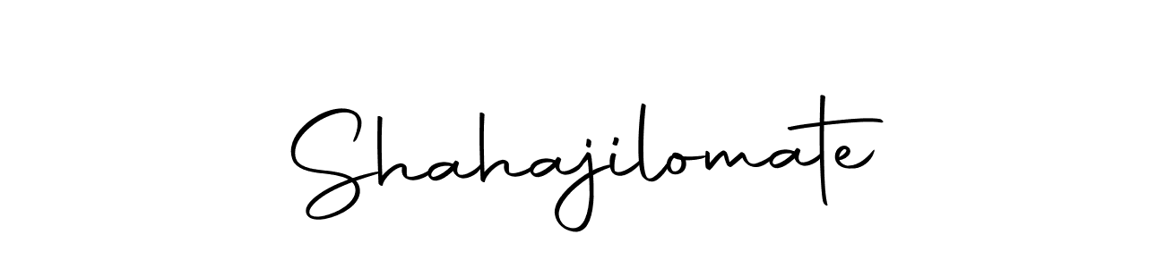 Make a beautiful signature design for name Shahajilomate. With this signature (Autography-DOLnW) style, you can create a handwritten signature for free. Shahajilomate signature style 10 images and pictures png