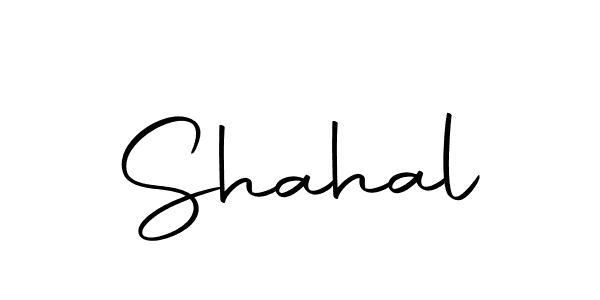 How to make Shahal name signature. Use Autography-DOLnW style for creating short signs online. This is the latest handwritten sign. Shahal signature style 10 images and pictures png