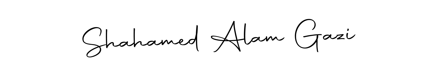 Shahamed Alam Gazi stylish signature style. Best Handwritten Sign (Autography-DOLnW) for my name. Handwritten Signature Collection Ideas for my name Shahamed Alam Gazi. Shahamed Alam Gazi signature style 10 images and pictures png