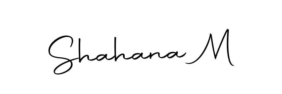 Shahana M stylish signature style. Best Handwritten Sign (Autography-DOLnW) for my name. Handwritten Signature Collection Ideas for my name Shahana M. Shahana M signature style 10 images and pictures png