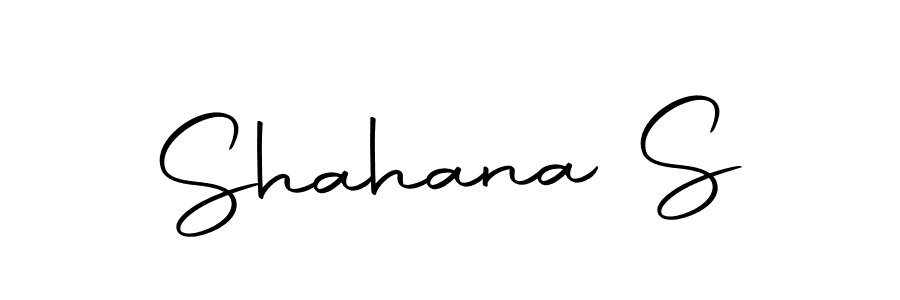 Use a signature maker to create a handwritten signature online. With this signature software, you can design (Autography-DOLnW) your own signature for name Shahana S. Shahana S signature style 10 images and pictures png