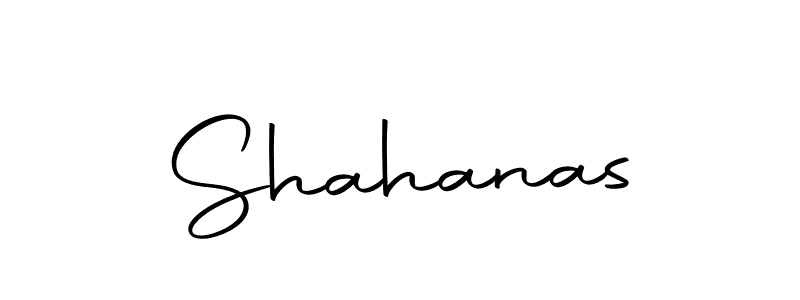 Make a beautiful signature design for name Shahanas. With this signature (Autography-DOLnW) style, you can create a handwritten signature for free. Shahanas signature style 10 images and pictures png