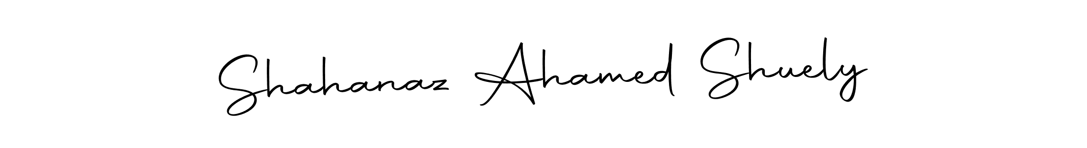 This is the best signature style for the Shahanaz Ahamed Shuely name. Also you like these signature font (Autography-DOLnW). Mix name signature. Shahanaz Ahamed Shuely signature style 10 images and pictures png