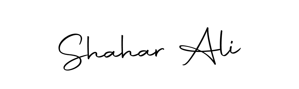 Design your own signature with our free online signature maker. With this signature software, you can create a handwritten (Autography-DOLnW) signature for name Shahar Ali. Shahar Ali signature style 10 images and pictures png