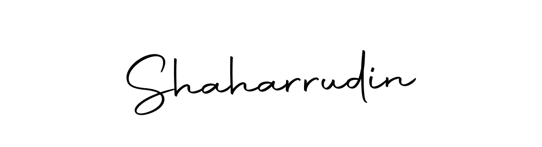 Design your own signature with our free online signature maker. With this signature software, you can create a handwritten (Autography-DOLnW) signature for name Shaharrudin. Shaharrudin signature style 10 images and pictures png