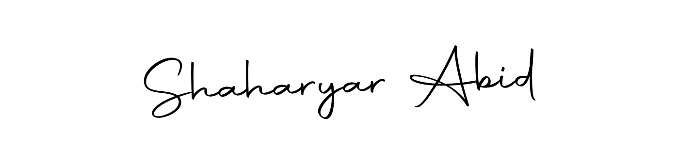 Use a signature maker to create a handwritten signature online. With this signature software, you can design (Autography-DOLnW) your own signature for name Shaharyar Abid. Shaharyar Abid signature style 10 images and pictures png