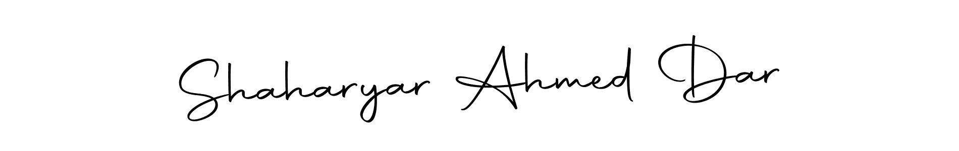 Autography-DOLnW is a professional signature style that is perfect for those who want to add a touch of class to their signature. It is also a great choice for those who want to make their signature more unique. Get Shaharyar Ahmed Dar name to fancy signature for free. Shaharyar Ahmed Dar signature style 10 images and pictures png