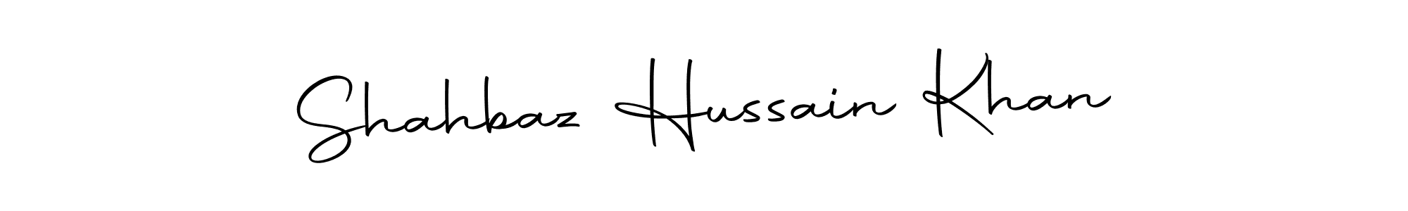Design your own signature with our free online signature maker. With this signature software, you can create a handwritten (Autography-DOLnW) signature for name Shahbaz Hussain Khan. Shahbaz Hussain Khan signature style 10 images and pictures png