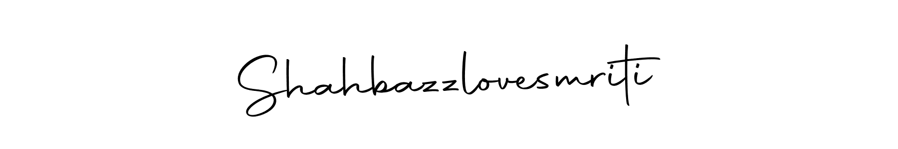 Once you've used our free online signature maker to create your best signature Autography-DOLnW style, it's time to enjoy all of the benefits that Shahbazzlovesmriti name signing documents. Shahbazzlovesmriti signature style 10 images and pictures png
