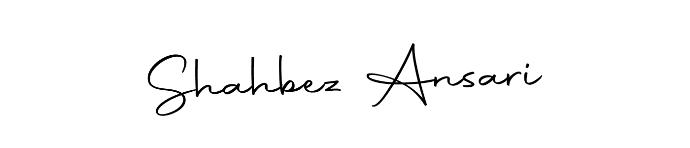 Autography-DOLnW is a professional signature style that is perfect for those who want to add a touch of class to their signature. It is also a great choice for those who want to make their signature more unique. Get Shahbez Ansari name to fancy signature for free. Shahbez Ansari signature style 10 images and pictures png