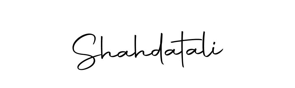 How to make Shahdatali name signature. Use Autography-DOLnW style for creating short signs online. This is the latest handwritten sign. Shahdatali signature style 10 images and pictures png