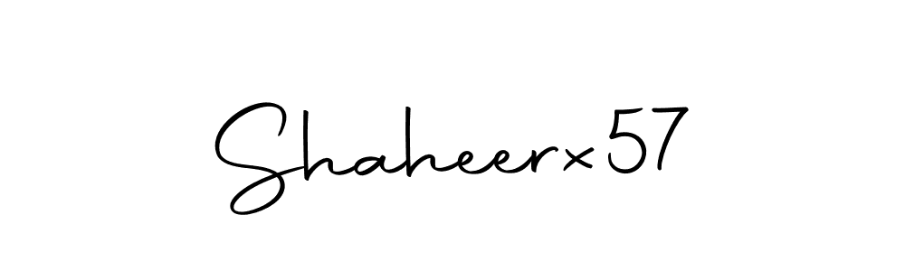 Design your own signature with our free online signature maker. With this signature software, you can create a handwritten (Autography-DOLnW) signature for name Shaheerx57. Shaheerx57 signature style 10 images and pictures png