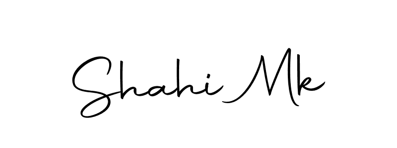 How to make Shahi Mk name signature. Use Autography-DOLnW style for creating short signs online. This is the latest handwritten sign. Shahi Mk signature style 10 images and pictures png