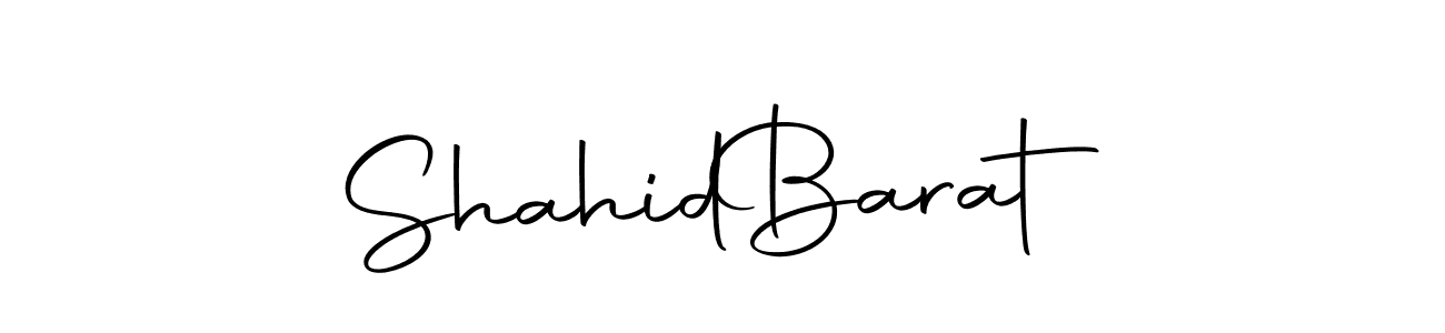 Similarly Autography-DOLnW is the best handwritten signature design. Signature creator online .You can use it as an online autograph creator for name Shahid  Barat. Shahid  Barat signature style 10 images and pictures png