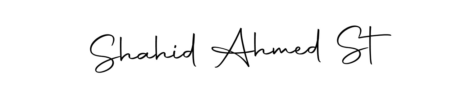 Design your own signature with our free online signature maker. With this signature software, you can create a handwritten (Autography-DOLnW) signature for name Shahid Ahmed St. Shahid Ahmed St signature style 10 images and pictures png