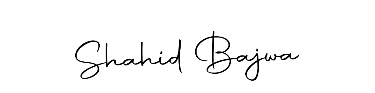 Make a beautiful signature design for name Shahid Bajwa. Use this online signature maker to create a handwritten signature for free. Shahid Bajwa signature style 10 images and pictures png