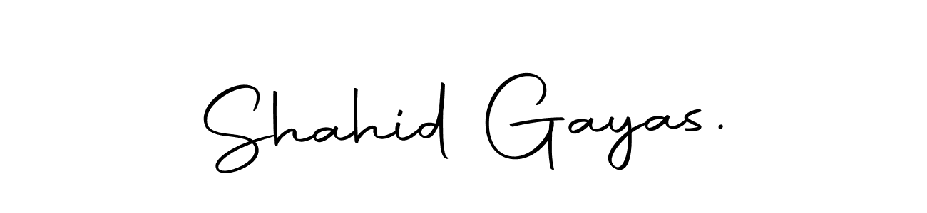 Similarly Autography-DOLnW is the best handwritten signature design. Signature creator online .You can use it as an online autograph creator for name Shahid Gayas.. Shahid Gayas. signature style 10 images and pictures png