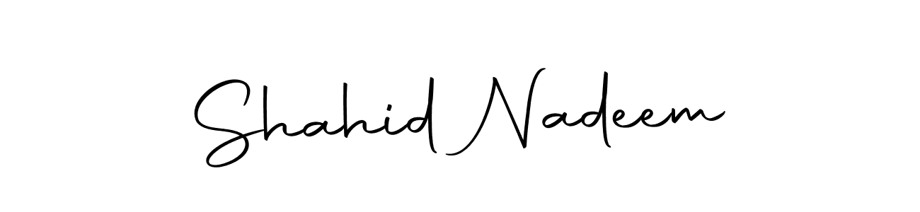 You can use this online signature creator to create a handwritten signature for the name Shahid Nadeem. This is the best online autograph maker. Shahid Nadeem signature style 10 images and pictures png