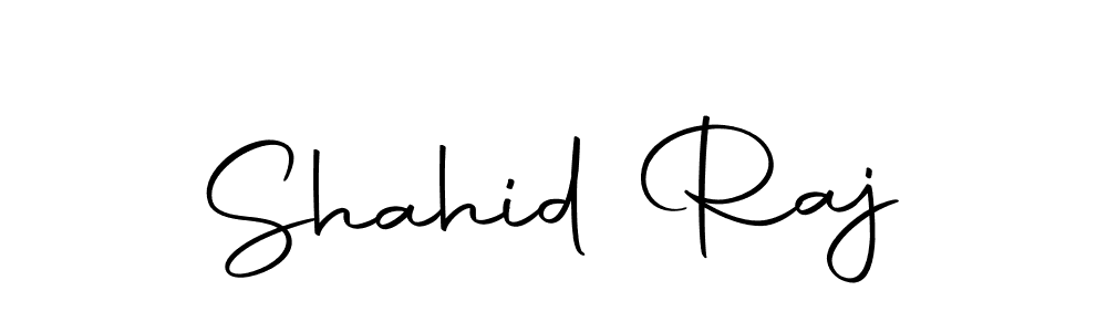 Design your own signature with our free online signature maker. With this signature software, you can create a handwritten (Autography-DOLnW) signature for name Shahid Raj. Shahid Raj signature style 10 images and pictures png