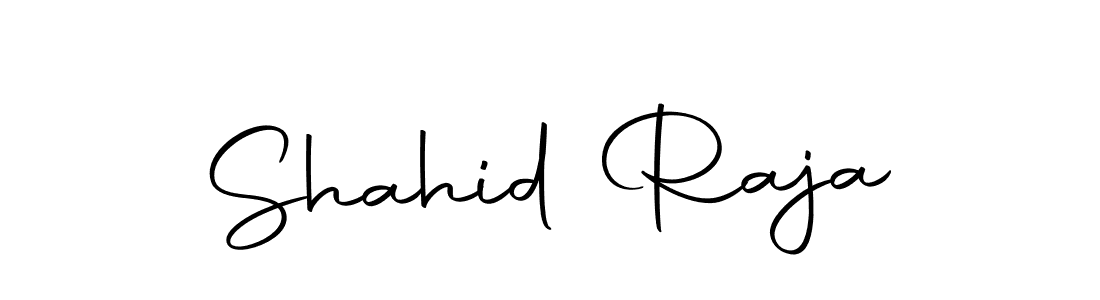 The best way (Autography-DOLnW) to make a short signature is to pick only two or three words in your name. The name Shahid Raja include a total of six letters. For converting this name. Shahid Raja signature style 10 images and pictures png