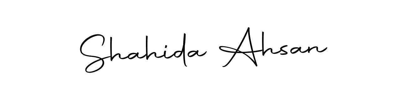 It looks lik you need a new signature style for name Shahida Ahsan. Design unique handwritten (Autography-DOLnW) signature with our free signature maker in just a few clicks. Shahida Ahsan signature style 10 images and pictures png